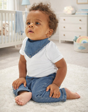 BZ55 - Babybugz - Bavoir Rocks Bandana bébéBZ55 - Babybugz - Bavoir Bandana DenimBABYBUGZ
